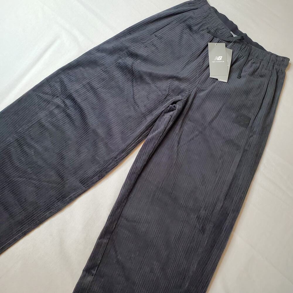 New Balance Women Size S NWT Lunar New Year Corduroy Straight Leg Pants Black